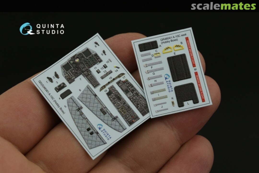 Contents A-10C Thunderbolt II interior 3D decals QD48361 Quinta Studio Contents A-10C Thunderbolt II interior 3D decals QD48361 Quinta Studio