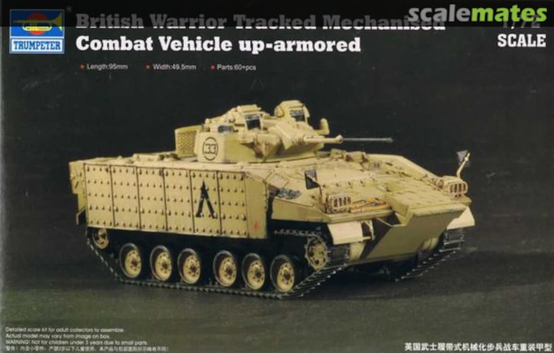 Boxart Warrior Tracked Mechanised Combat Vehicle 07102 Trumpeter Boxart Warrior Tracked Mechanised Combat Vehicle 07102 Trumpeter