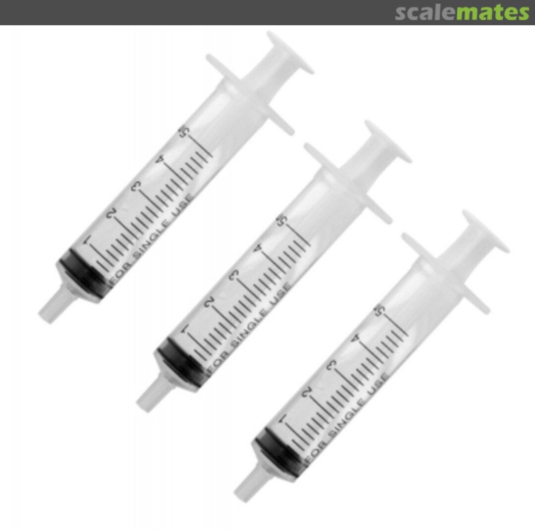 Boxart Precision Syringe (5ml) x 3 POL1005-3 Modelcraft Boxart Precision Syringe (5ml) x 3 POL1005-3 Modelcraft