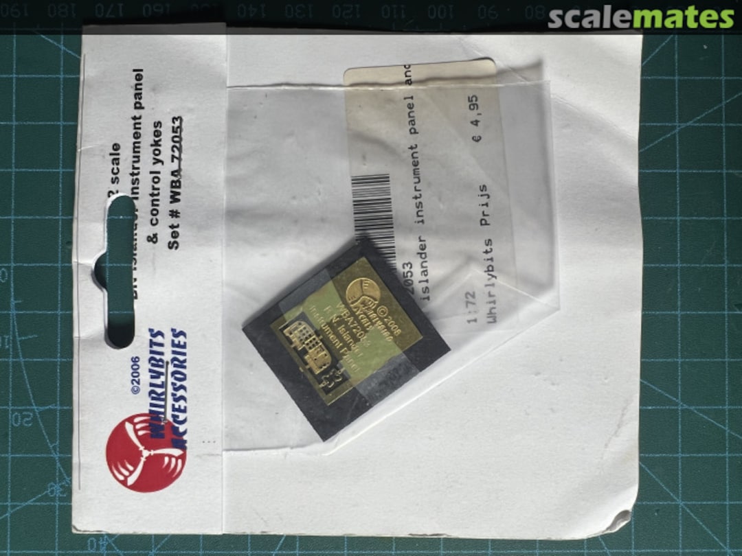 Boxart BN Islander Instrument Panel & Control yokes 72053 Whirlybits Boxart BN Islander Instrument Panel & Control yokes 72053 Whirlybits