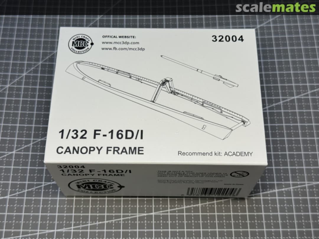 Boxart F-16 two seat canopy frame Mini Craft Collection MCC32004 1:32 MCC32004 MINI CRAFT collection Boxart F-16 two seat canopy frame Mini Craft Collection MCC32004 1:32 MCC32004 MINI CRAFT collection