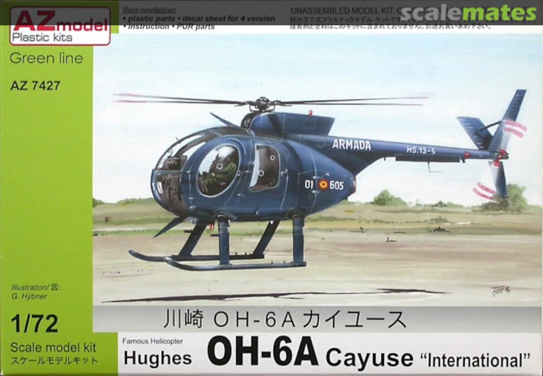 Boxart Hughes OH-6A Cayuse AZ7427 AZmodel