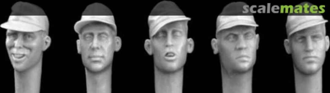 Boxart German Heads w/ 1st Pattern SS Camouflage peaked Soft Cap HGH14 Hornet & Wolf Boxart German Heads w/ 1st Pattern SS Camouflage peaked Soft Cap HGH14 Hornet & Wolf