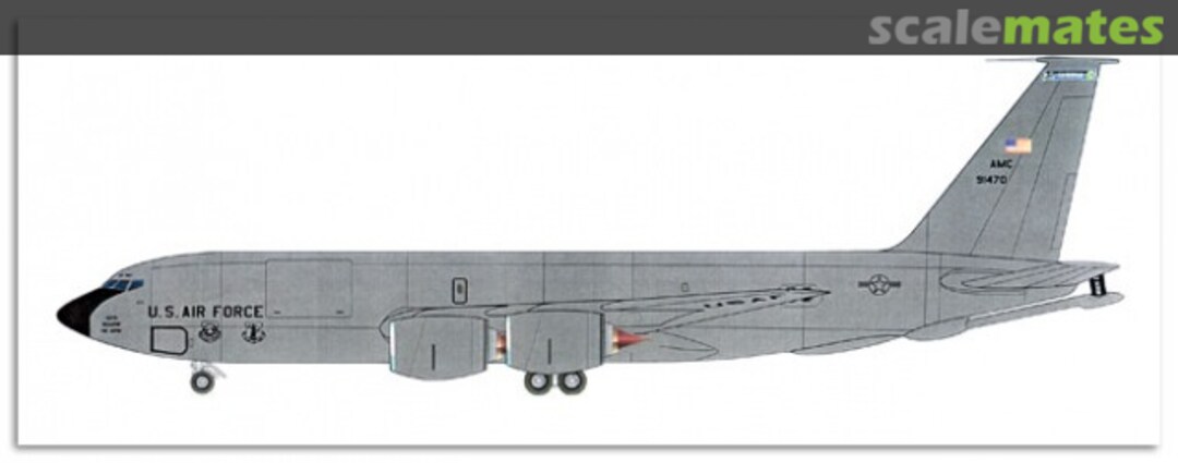 Boxart Boeing KC-135R Stratotanker: USAF 2 Options (grey) MT35R Welsh Models Boxart Boeing KC-135R Stratotanker: USAF 2 Options (grey) MT35R Welsh Models