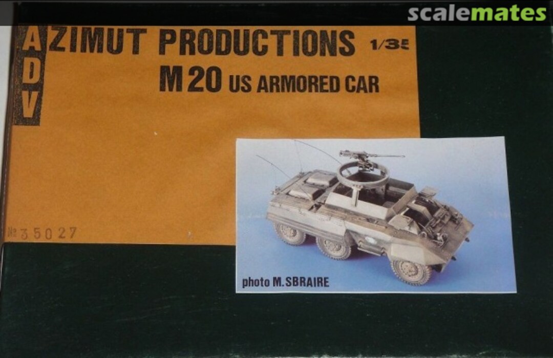 Boxart M20 US armored scout car 35027 ADV Azimut
