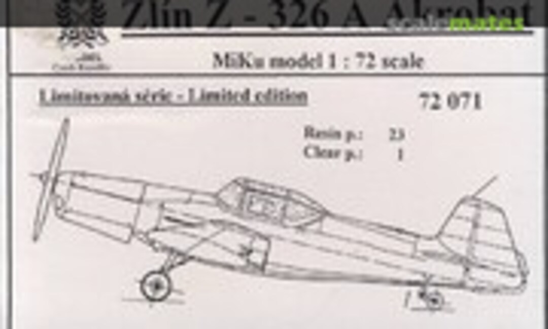 1:72 Zlin Z-326A Akrobat (MiKu 72071)