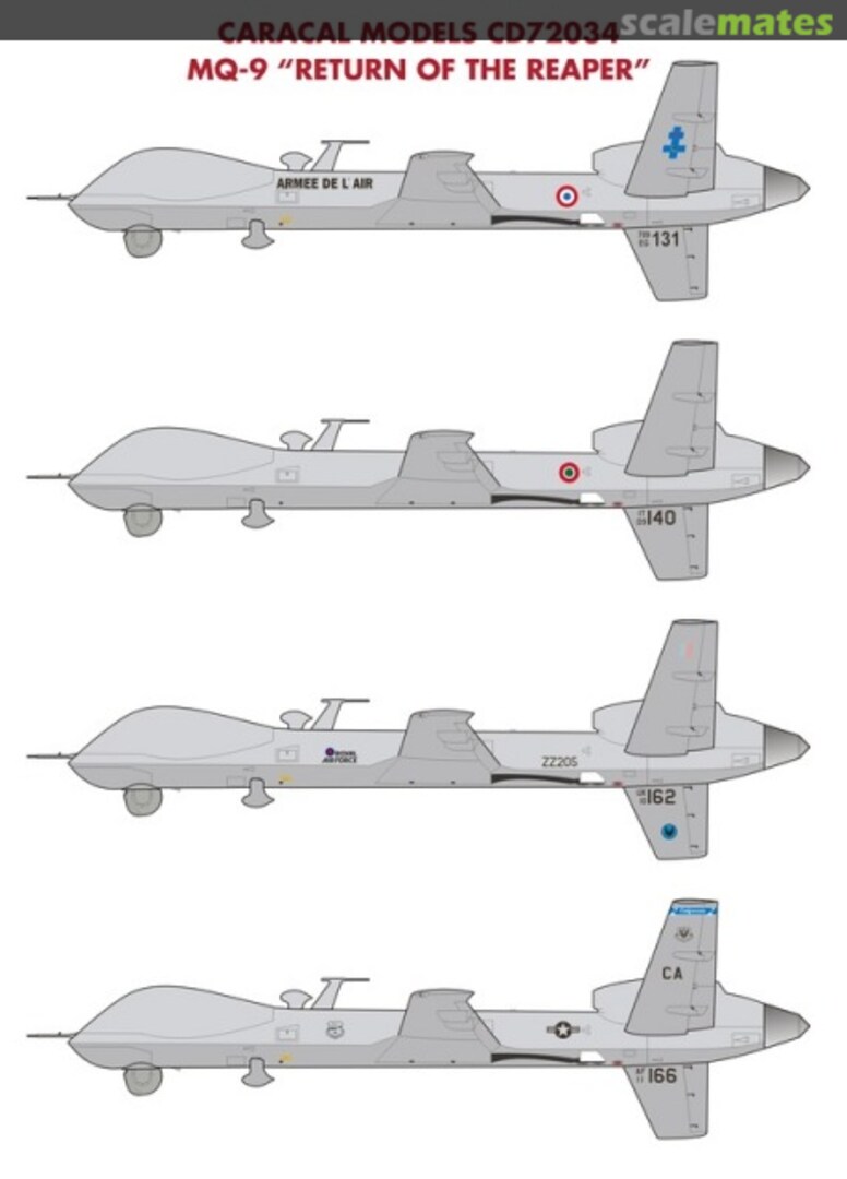 Boxart MQ-9 "Return of the Reaper" CD72034 Caracal Models Boxart MQ-9 "Return of the Reaper" CD72034 Caracal Models