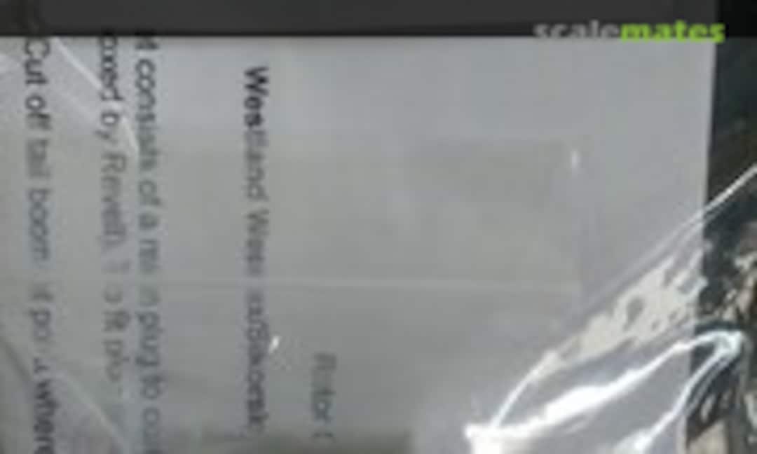 1:72 Wessex/UH-34 fuselage correction set (ROTORcraft 7224)