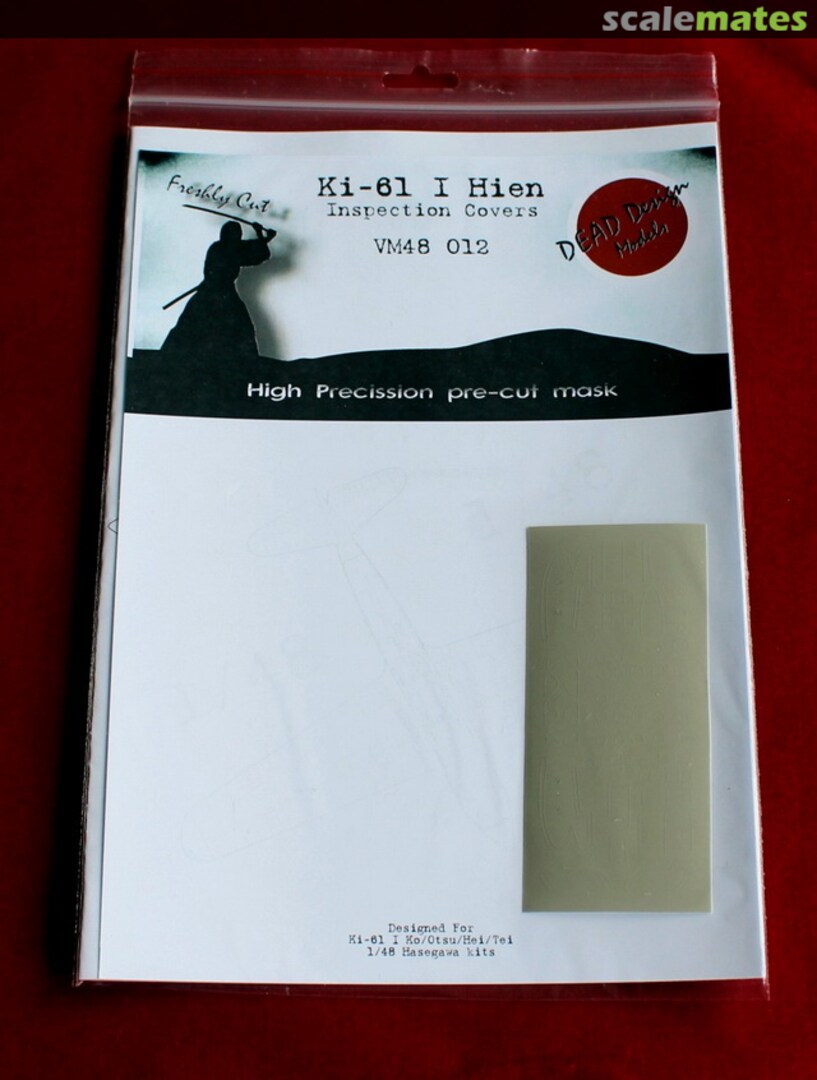 Boxart Ki-61 Id Inspection Covers VM48 012 DEAD Design Models Boxart Ki-61 Id Inspection Covers VM48 012 DEAD Design Models