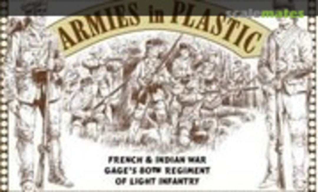 1:32 French & Indian War Gages 80th Regiment of Light Infantry (Armies in Plastic 5552) 5552