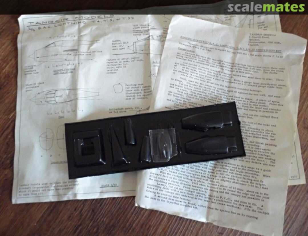 Boxart B.A.C. Lightning T.4, T.5, or T.55 TANDAIR MODELS Boxart B.A.C. Lightning T.4, T.5, or T.55 TANDAIR MODELS