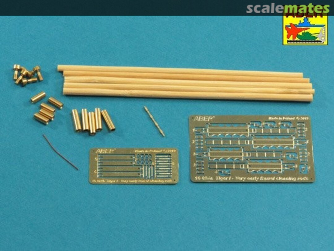 Contents Barrel cleaning rods with brackets for Tiger I 16024 Aber Contents Barrel cleaning rods with brackets for Tiger I 16024 Aber