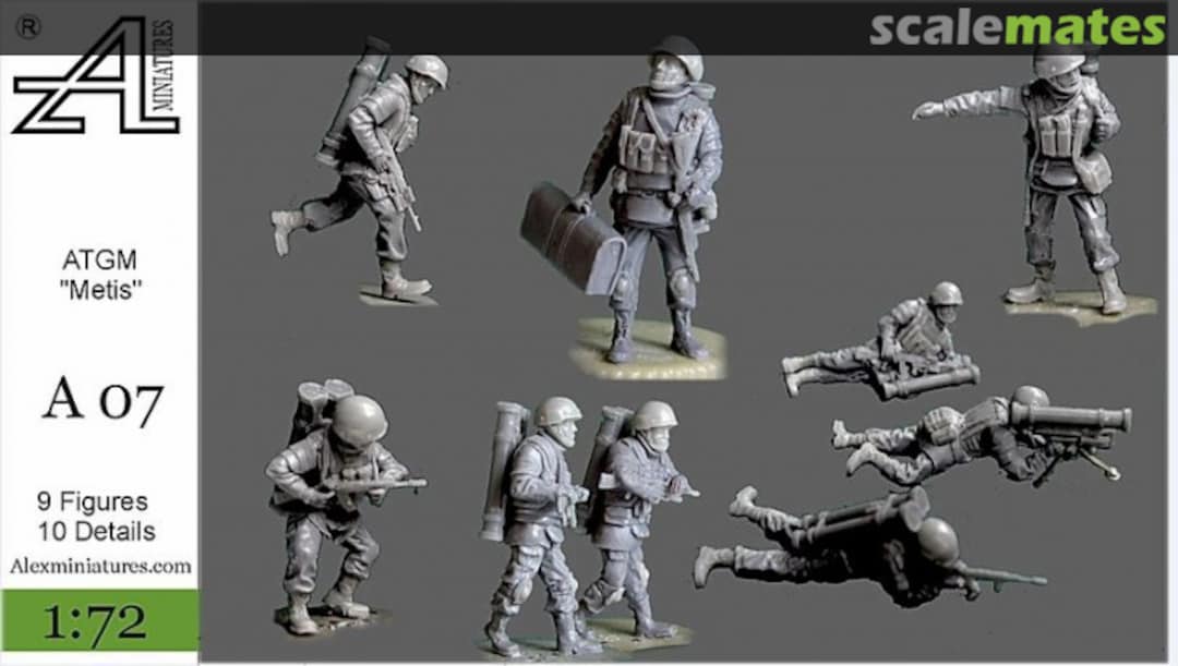 Boxart ATGM "Metis" Crews A07 Alex Miniatures Boxart ATGM "Metis" Crews A07 Alex Miniatures