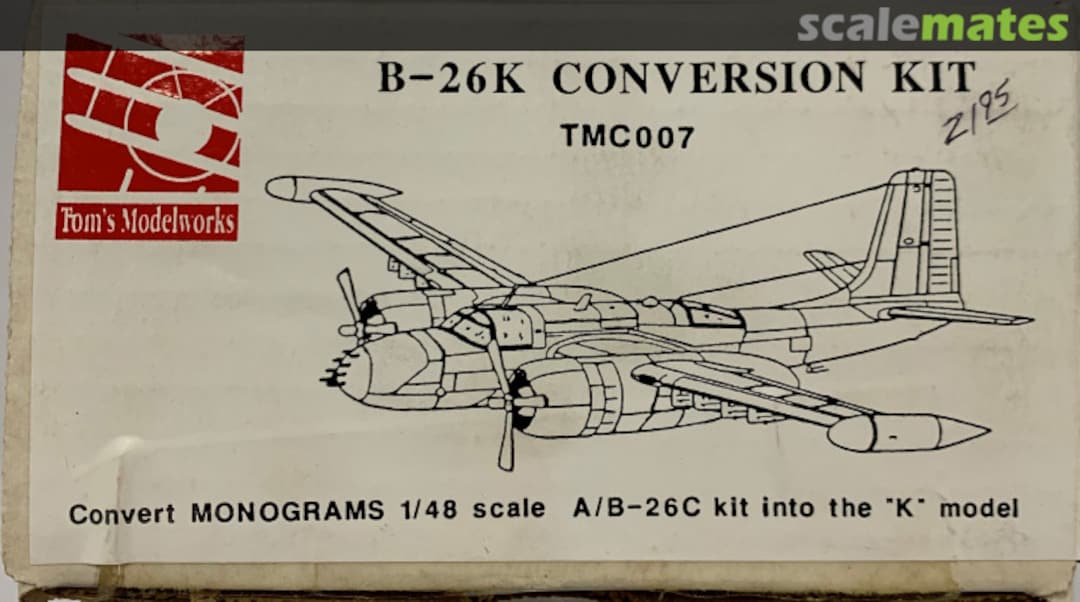 Boxart B-26K Conversion Kit TMC007 Tom's Modelworks Boxart B-26K Conversion Kit TMC007 Tom's Modelworks