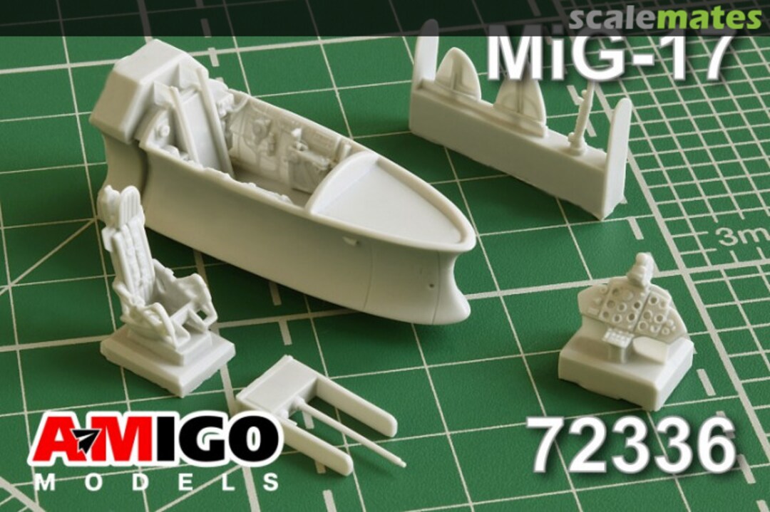 Boxart MiG-17F cockpit set with KK-1 ejection seat 72336 Amigo Models Boxart MiG-17F cockpit set with KK-1 ejection seat 72336 Amigo Models