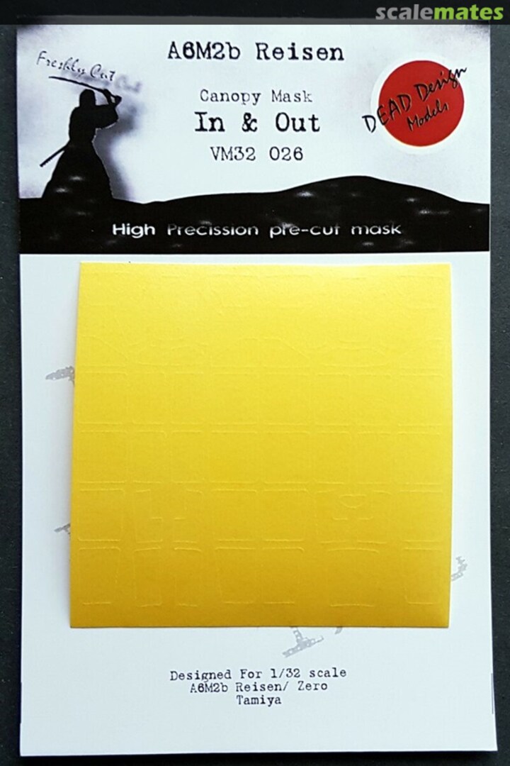 Boxart Mitsubishi A6M2b Reisen (canopy masks (inside & outside)) VM32026 DEAD Design Models Boxart Mitsubishi A6M2b Reisen (canopy masks (inside & outside)) VM32026 DEAD Design Models