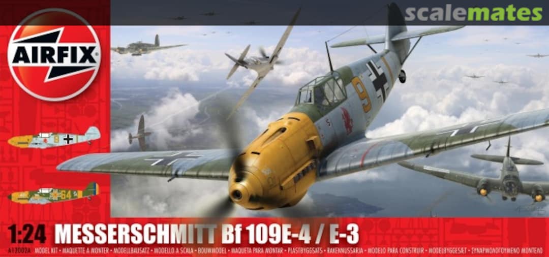 Boxart Messerschmitt Bf 109E-4/E-3 A12002A Airfix Boxart Messerschmitt Bf 109E-4/E-3 A12002A Airfix