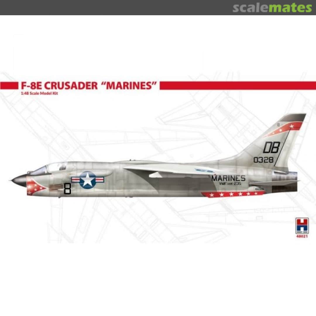 Boxart F-8E Crusader "Marines" 48021 Hobby 2000 Boxart F-8E Crusader "Marines" 48021 Hobby 2000