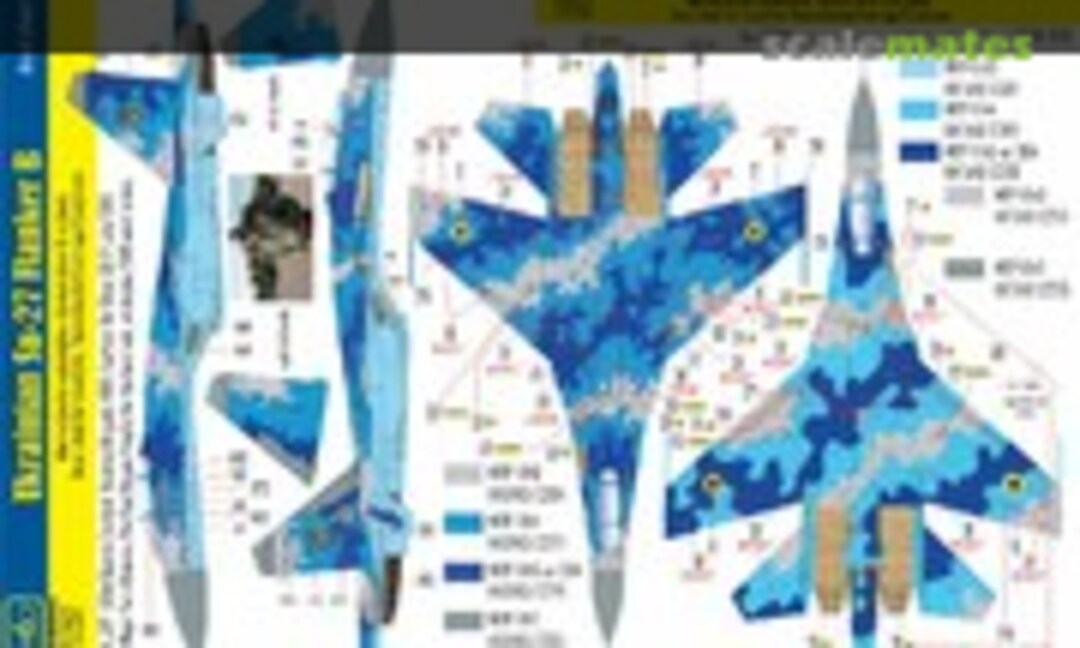 1:72 Su-27 P1M Flanker B Ukrainian Digit Camouflage (HADmodels 72257) 72257