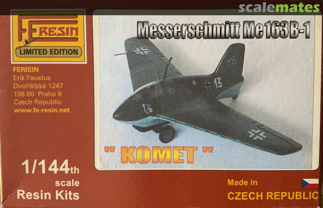 Boxart Messerschmitt Me163B-1 144027 FEResin
