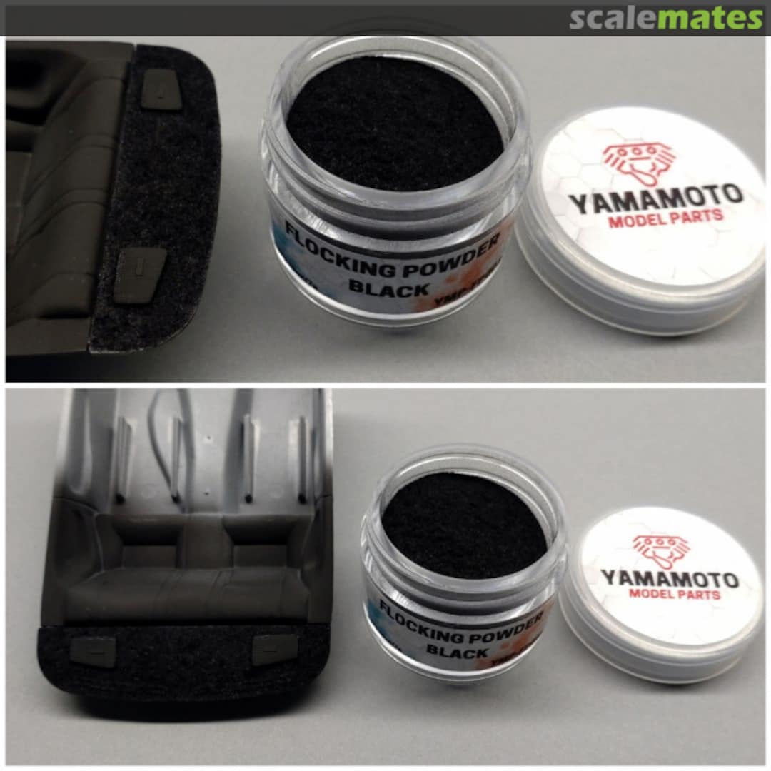 Boxart Flocking Powder Black YMP-FP001 Yamamoto Model Parts Boxart Flocking Powder Black YMP-FP001 Yamamoto Model Parts