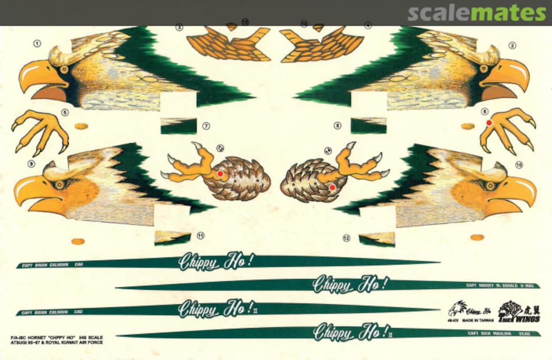 Boxart F/A-18C 48-101 Tiger Wings Boxart F/A-18C 48-101 Tiger Wings