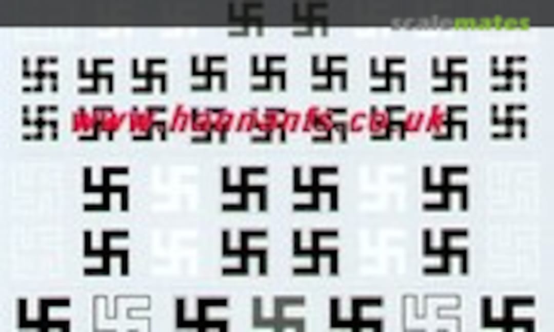 1:48 German WWII Luftwaffe Swastikas (Xtradecal X01948) X01948