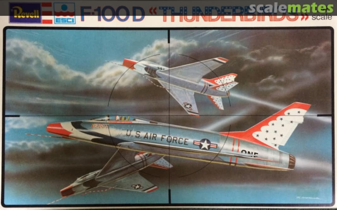 Boxart F-100D THUNDERBIRDS H-2243 Revell/ESCI