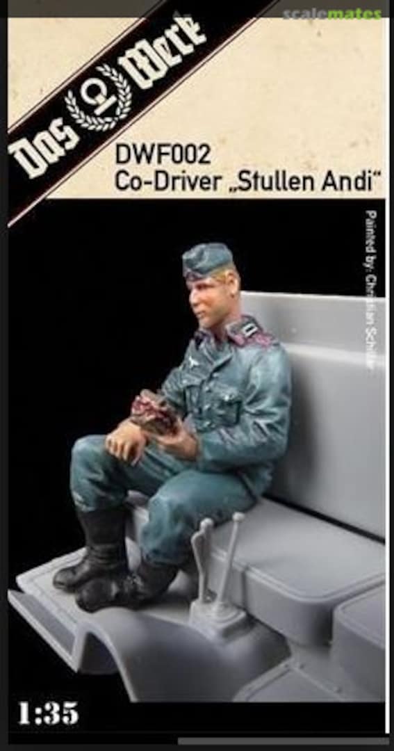 Boxart Co-Driver Figure 'Stullen Andi' DWF002 Das Werk Boxart Co-Driver Figure 'Stullen Andi' DWF002 Das Werk