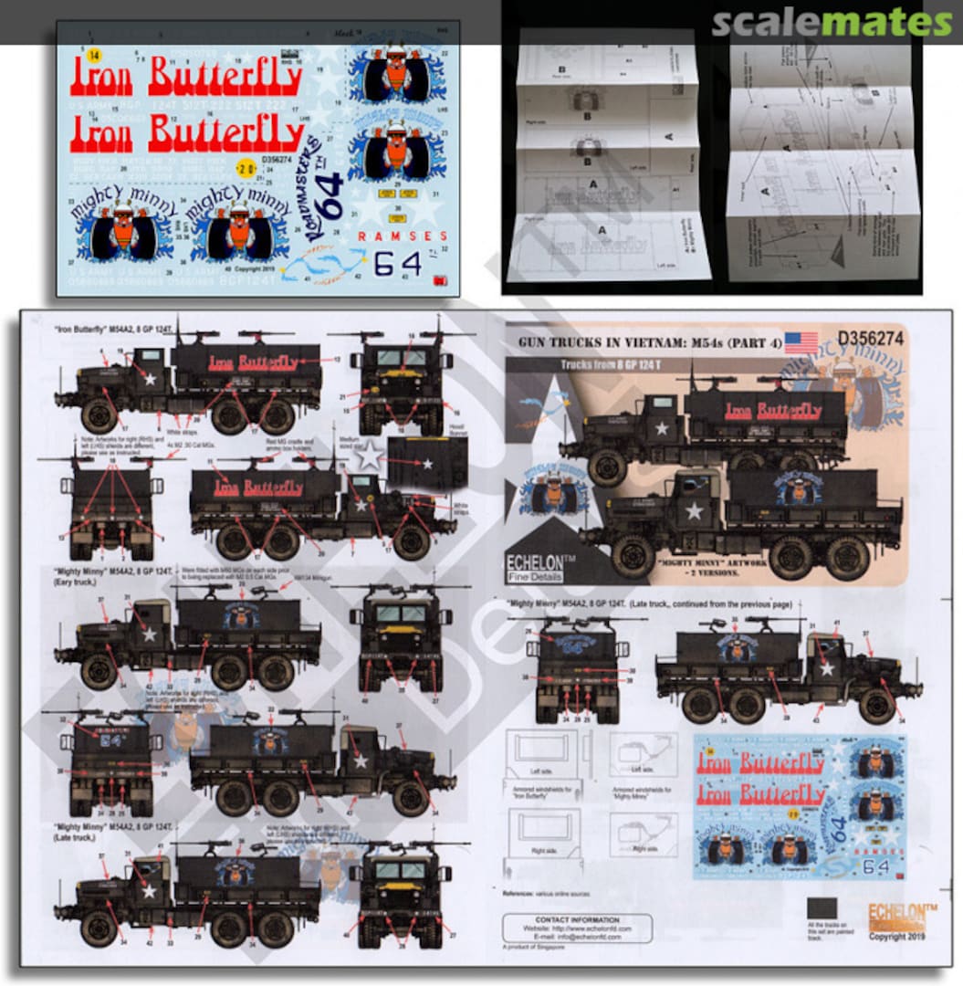Boxart Gun Trucks in Vietnam: M54s (Part 4) D356274 Echelon Fine Details Boxart Gun Trucks in Vietnam: M54s (Part 4) D356274 Echelon Fine Details