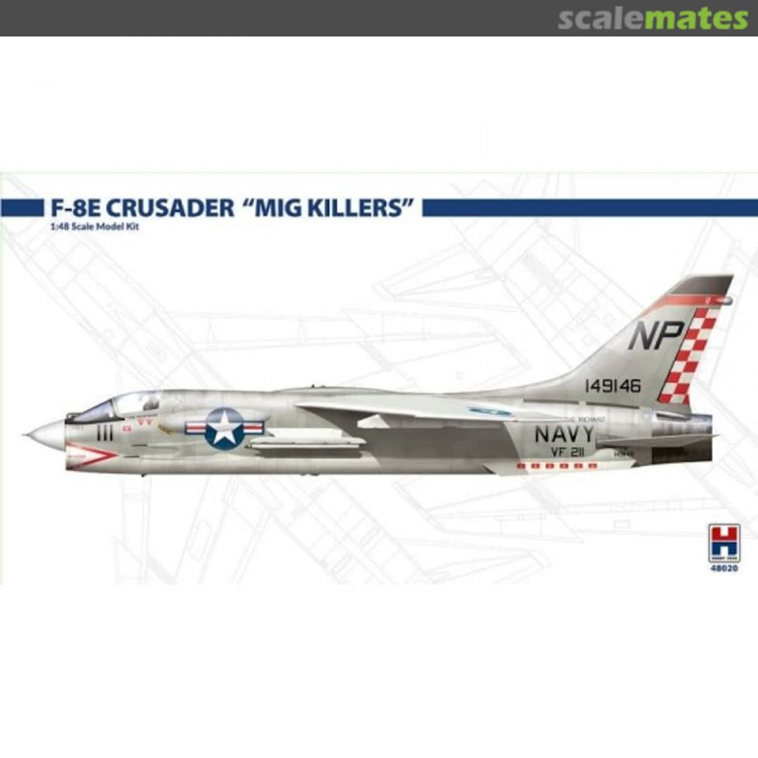 Boxart F-8E Crusader "MIG Killers" 48020 Hobby 2000