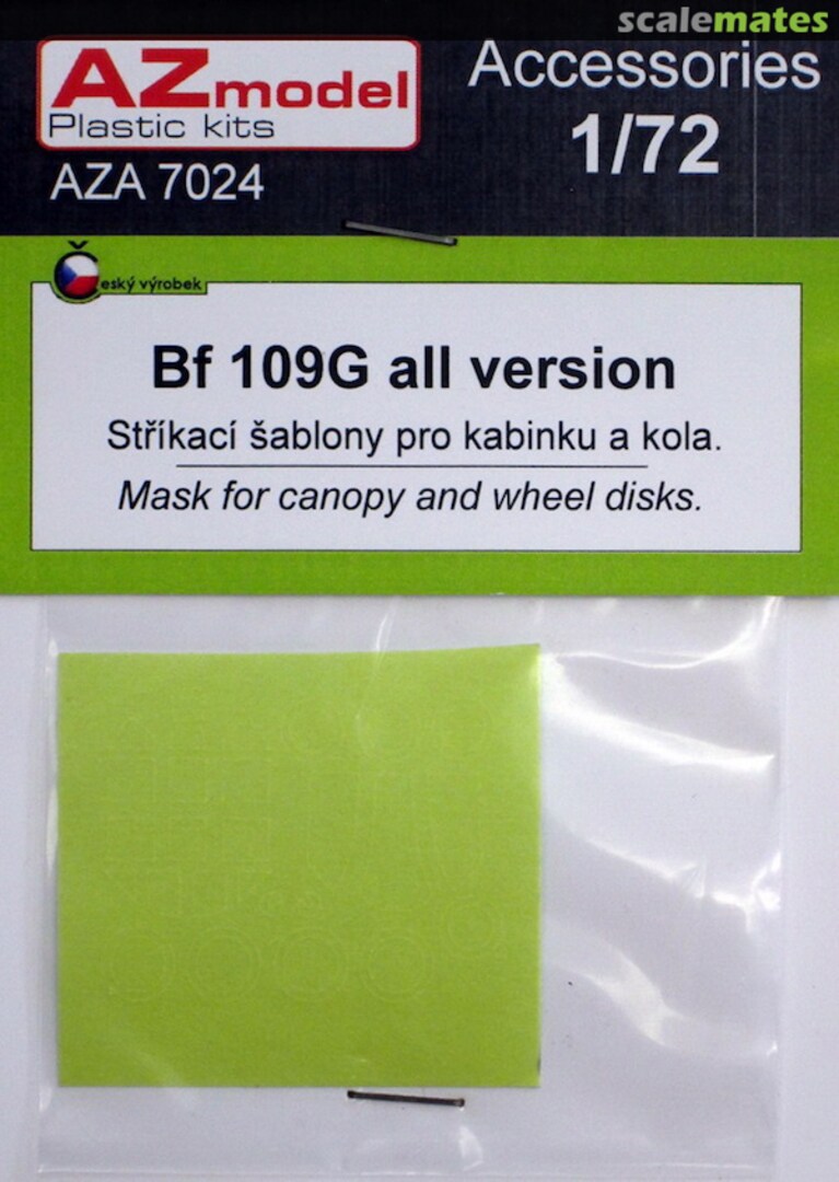 Boxart Bf 109G all versions AZA7024 AZmodel Boxart Bf 109G all versions AZA7024 AZmodel