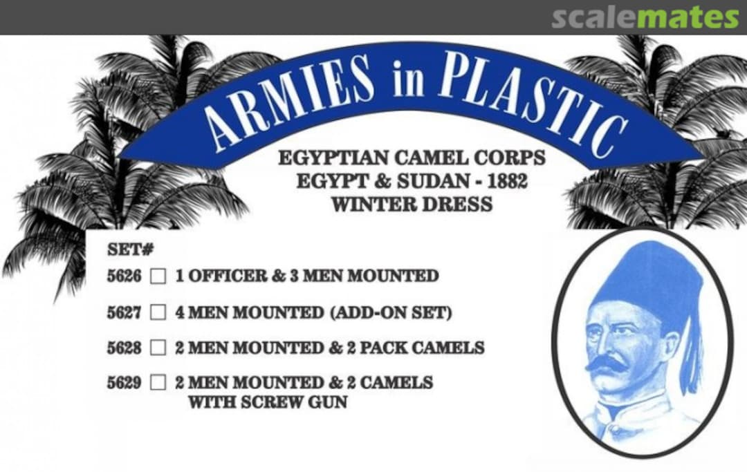 Boxart Egyptian Camel Corps Winter Dress 5626 Armies in Plastic Boxart Egyptian Camel Corps Winter Dress 5626 Armies in Plastic