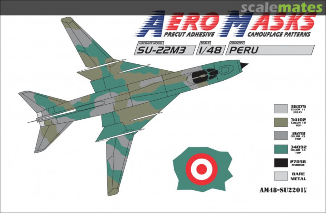 Boxart Su-22M3 Peru AM48-SU2201 AeroMasks Boxart Su-22M3 Peru AM48-SU2201 AeroMasks