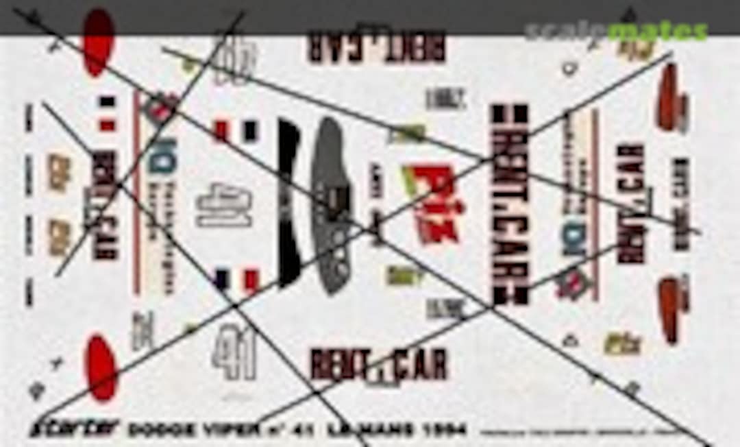 Dodge Viper RT/10 &quot;RENT A CAR&quot; (Starter )