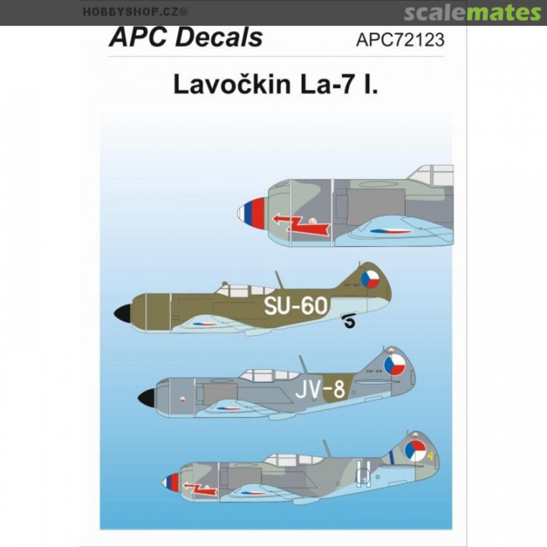 Boxart Lavockin La-7 I. APC72123 APC Decals Boxart Lavockin La-7 I. APC72123 APC Decals