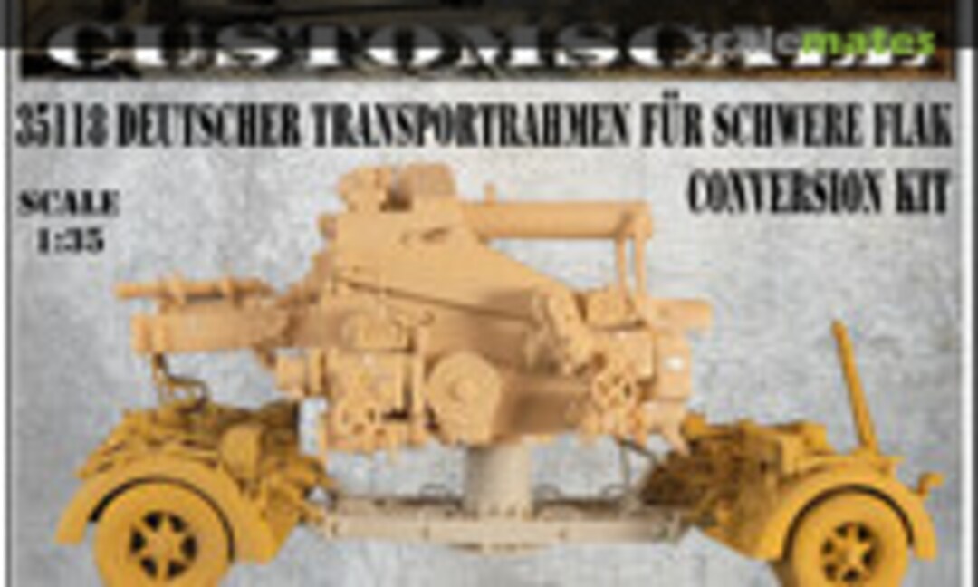 1:35 Deutscher Transportrahmen für schwere Flak (Custom-Scale 35118) 35118