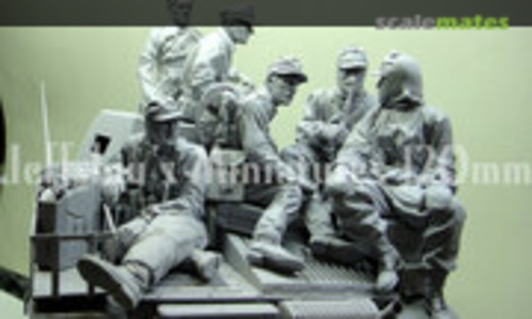 1:16 Panzer II Crew and Riders Wiking Div 1944-45 (Jeffshiu's Miniatures JS120179) JS120179