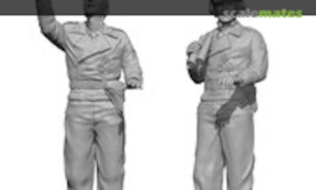 1:35 WWII German Tiger Tank Commander &amp; Gunner (1:35) (SOL MM615)