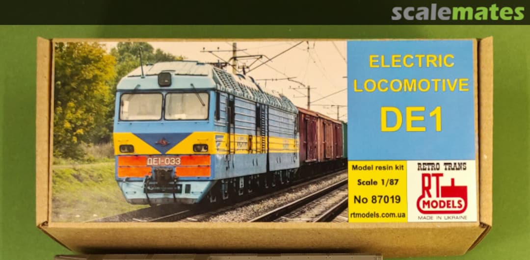 Boxart Еlectric locomotive DE1 (2 sections) RTM87019 RTM