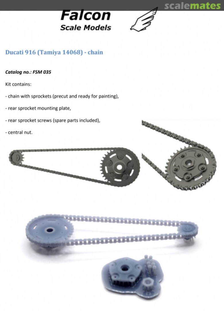 Boxart Ducati 916 FSM35 Falcon Scale Models Boxart Ducati 916 FSM35 Falcon Scale Models