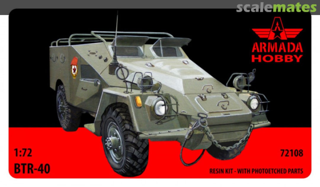 Boxart BTR-40 E72108 Armada Hobby Boxart BTR-40 E72108 Armada Hobby