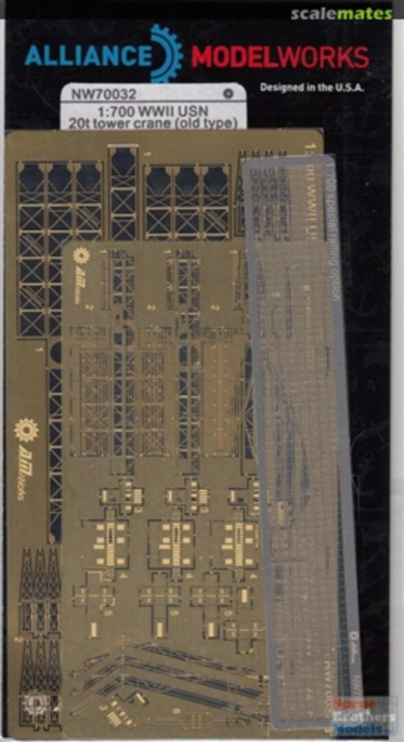 Boxart WW2 USN 20-ton Tower Crane (old type) NW70032 Alliance Model Works Boxart WW2 USN 20-ton Tower Crane (old type) NW70032 Alliance Model Works