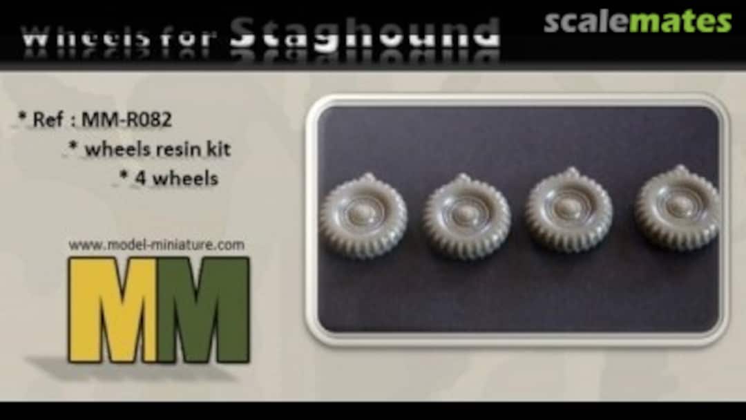 Boxart Räder für Staghound MM-R082 Model Miniature