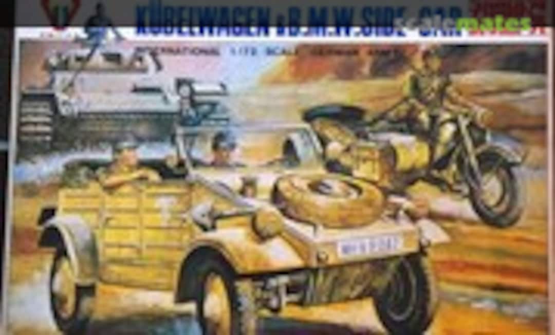 1:72 Kübelwagen &amp; B.M.W.Side-car (Popye 12)