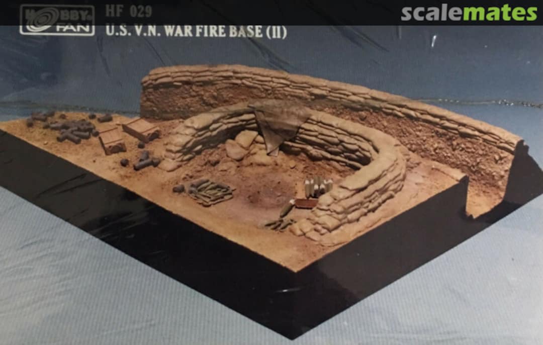 Boxart Vietnam Fire Base (II) & M29 81 mm Mörser mit Figuren HF029 Hobby Fan Boxart Vietnam Fire Base (II) & M29 81 mm Mörser mit Figuren HF029 Hobby Fan