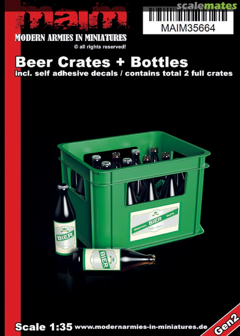 Boxart Beer Crates + Bottles (Decals incl.) MAIM35664 MAiM Boxart Beer Crates + Bottles (Decals incl.) MAIM35664 MAiM
