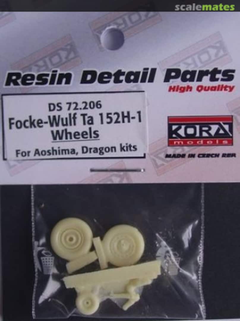 Boxart Focke-Wulf Ta 152H-1 wheels DS72206 Kora Models Boxart Focke-Wulf Ta 152H-1 wheels DS72206 Kora Models