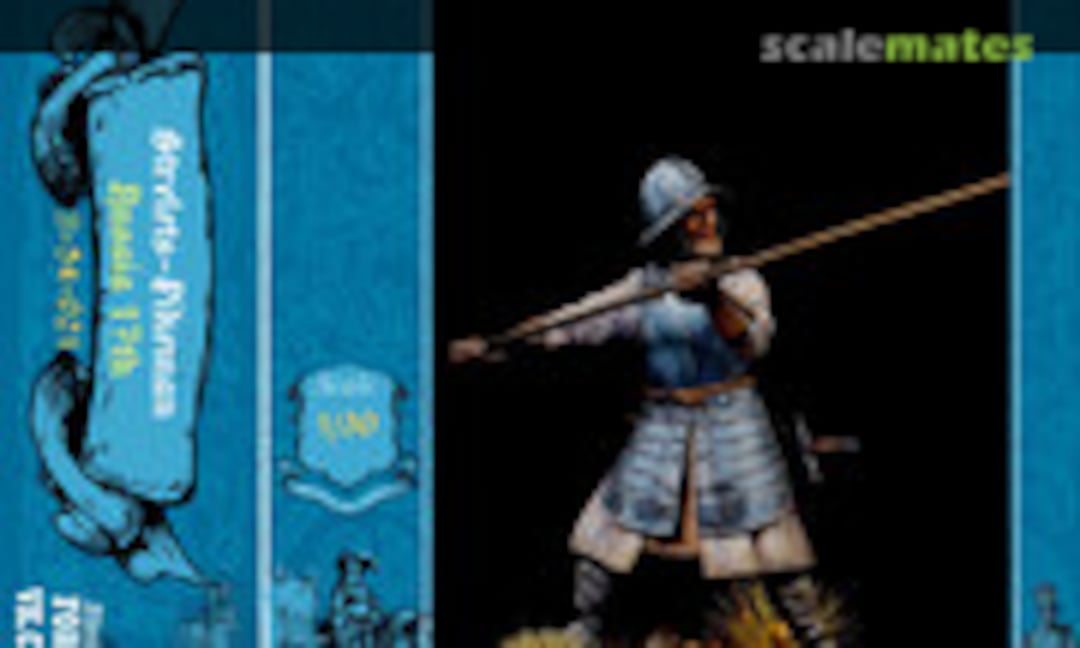 54mm Strelets - Pikeman (Medieval Forge Miniatures B-54-021) B-54-021