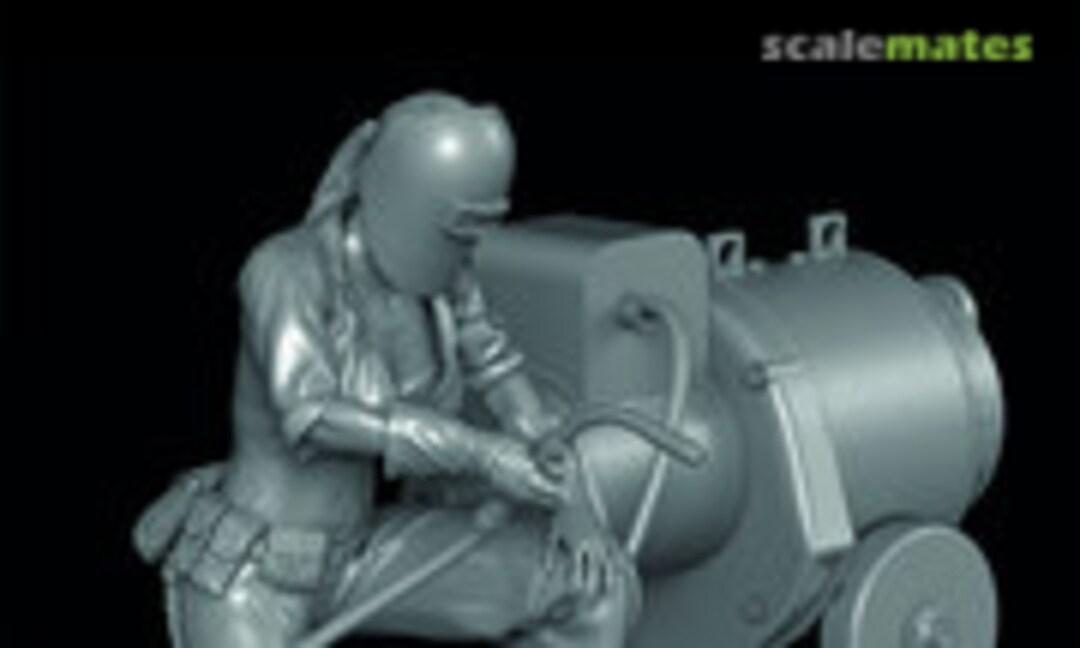 1:24 Female Mechanic + welding machine (MAiM MAIM24232) MAIM24232